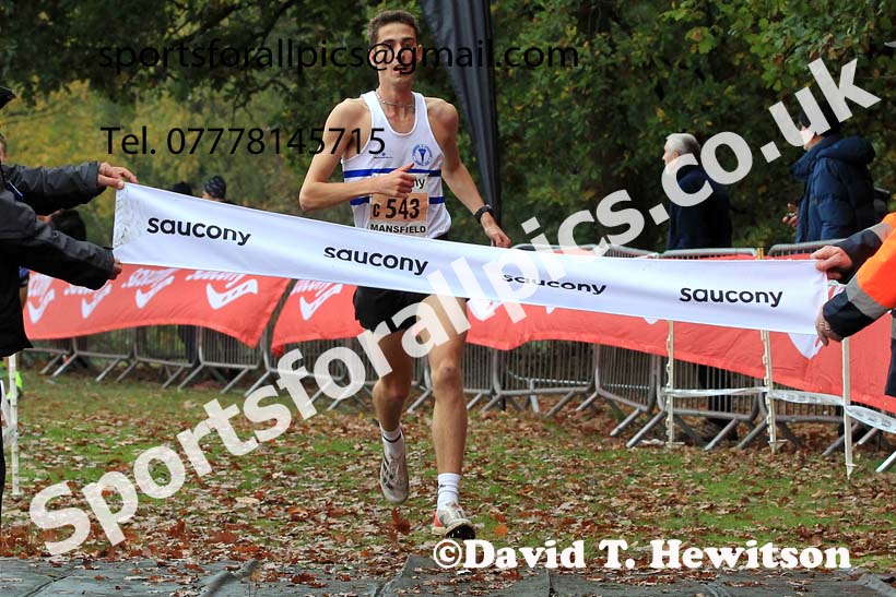 Junior Men, 2022 National Cross Country Relays, Berry Hill Park, Mansfield.  Photo: David T. Hewitson/Sports for All Pics